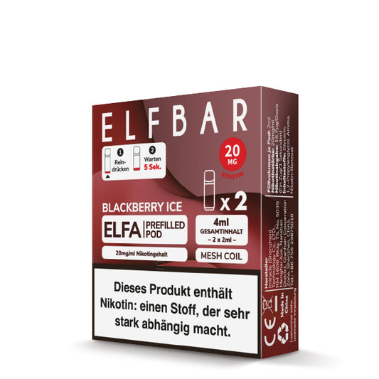 Elfbar Pods Elfa Pod Brombeere Ice Blackberry