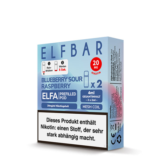 Elfbar Pods ELFA Blueberry Sour Raspberry