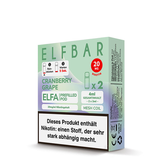Elfbar Pods ELFA Cranberry Grape