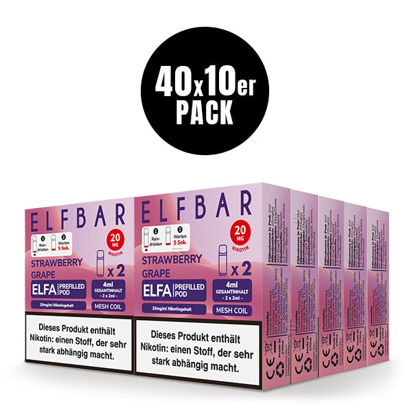 Elfbar Pods ELFA Strawberry Grape Elfbar