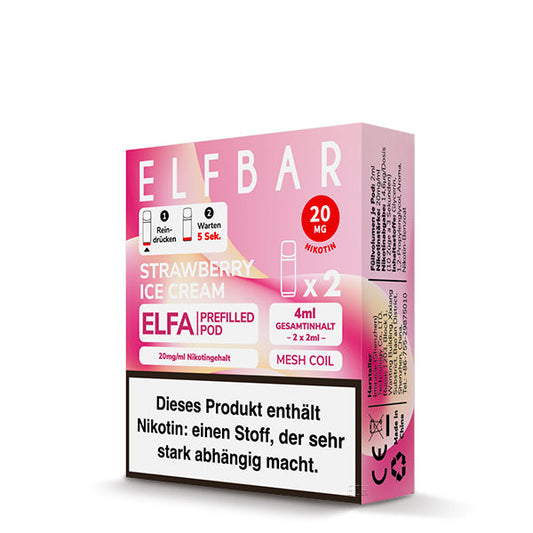 Elfbar ELFA Strawberry Ice Pods Elfbar