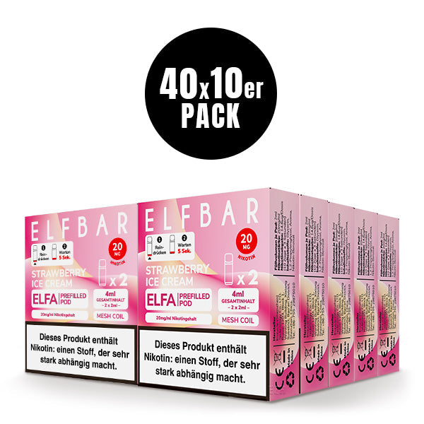 Elfbar ELFA Strawberry Ice Pods Elfbar