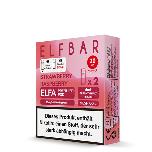 Elfbar ELFA Strawberry Raspberry Pods