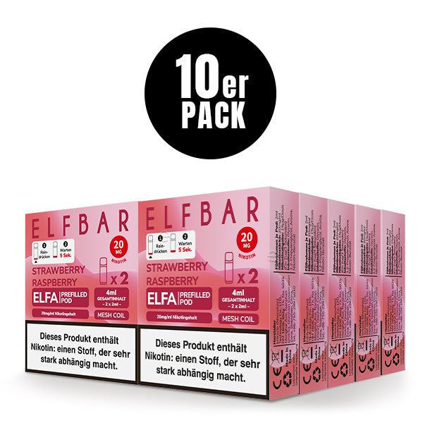 Elfbar ELFA Strawberry Raspberry Pods Elfbar
