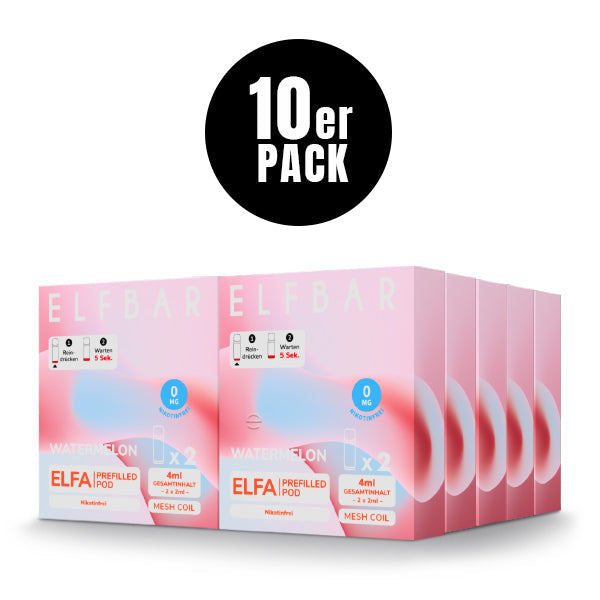 Elfbar Pods ELFA Watermelon ohne Nikotin Elfbar