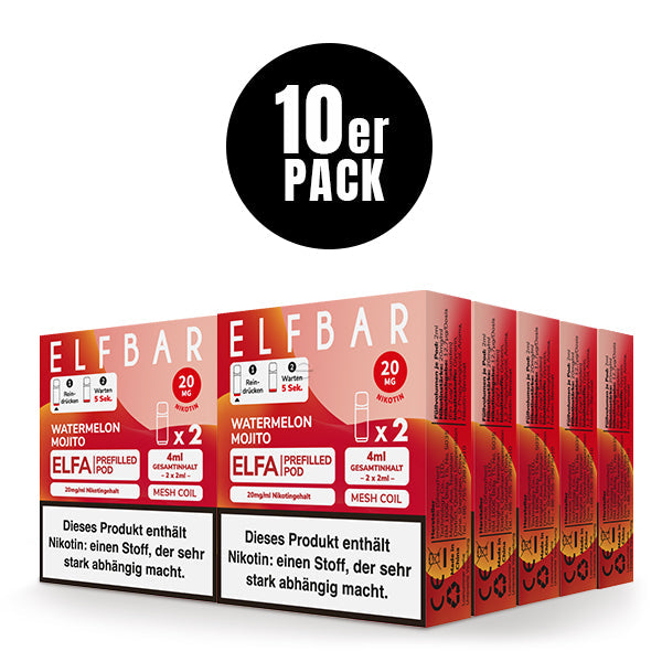 Elfbar Pods ELFA Watermelon Mojito Elfbar