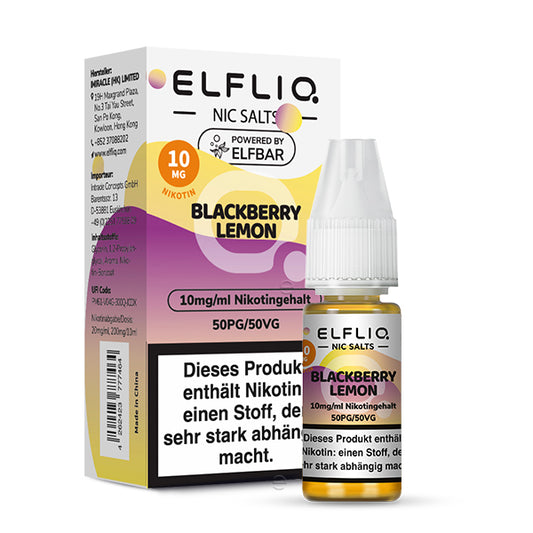 Elfbar ELFLIQ Blackbery Lemon 10ml Liquid