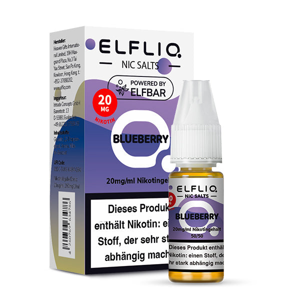 Elfbar ELFLIQ Blueberry 10ml Liquid Elfbar