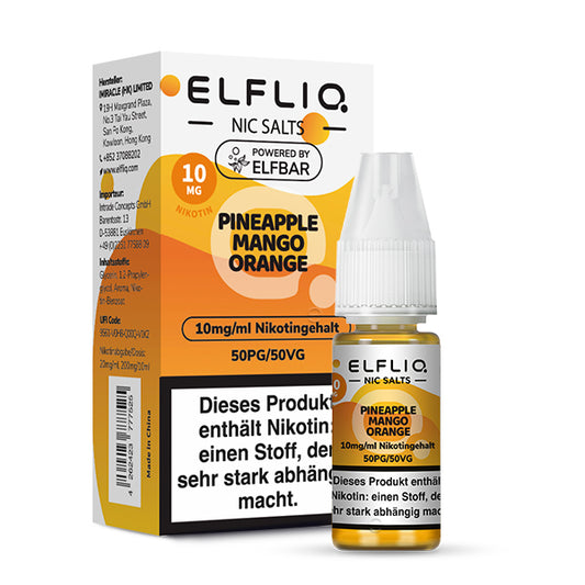 Elfbar ELFLIQ Pineapple Mango Orange Liquid