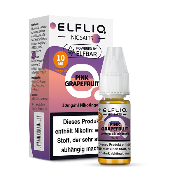 Elfbar ELFLIQ Pink Grapefruit 10ml Liquid