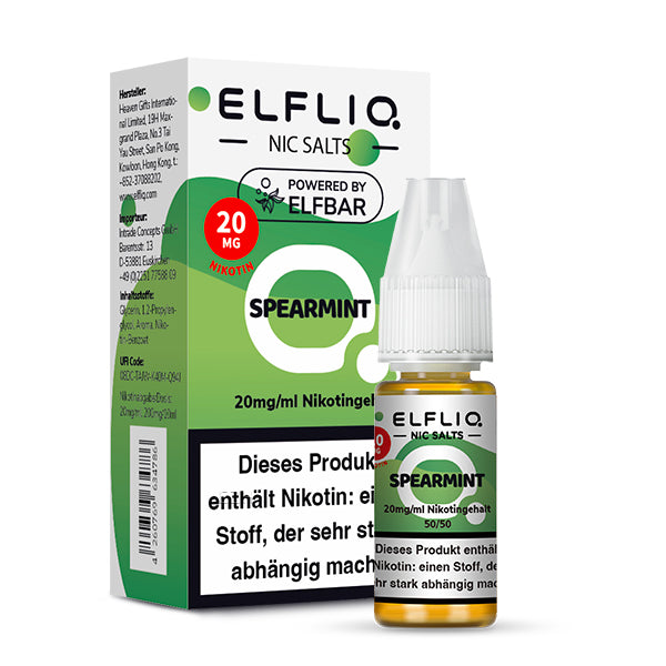 Elfbar ELFLIQ Spearmint 10ml Liquid Elfbar