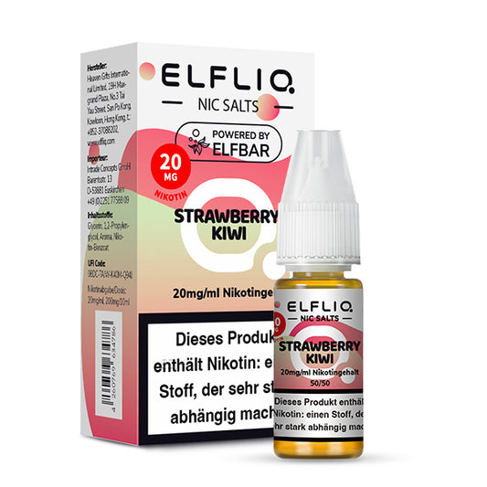Elfbar ELFLIQ Strawberry Kiwi 10ml Liquid