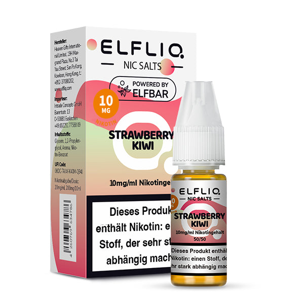 Elfbar ELFLIQ Strawberry Kiwi 10ml Liquid