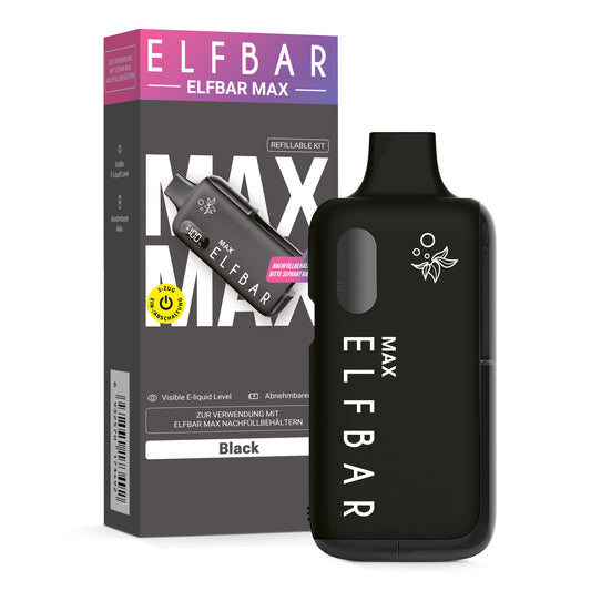 Elfbar Max 6000 Black Pod Kit Akku