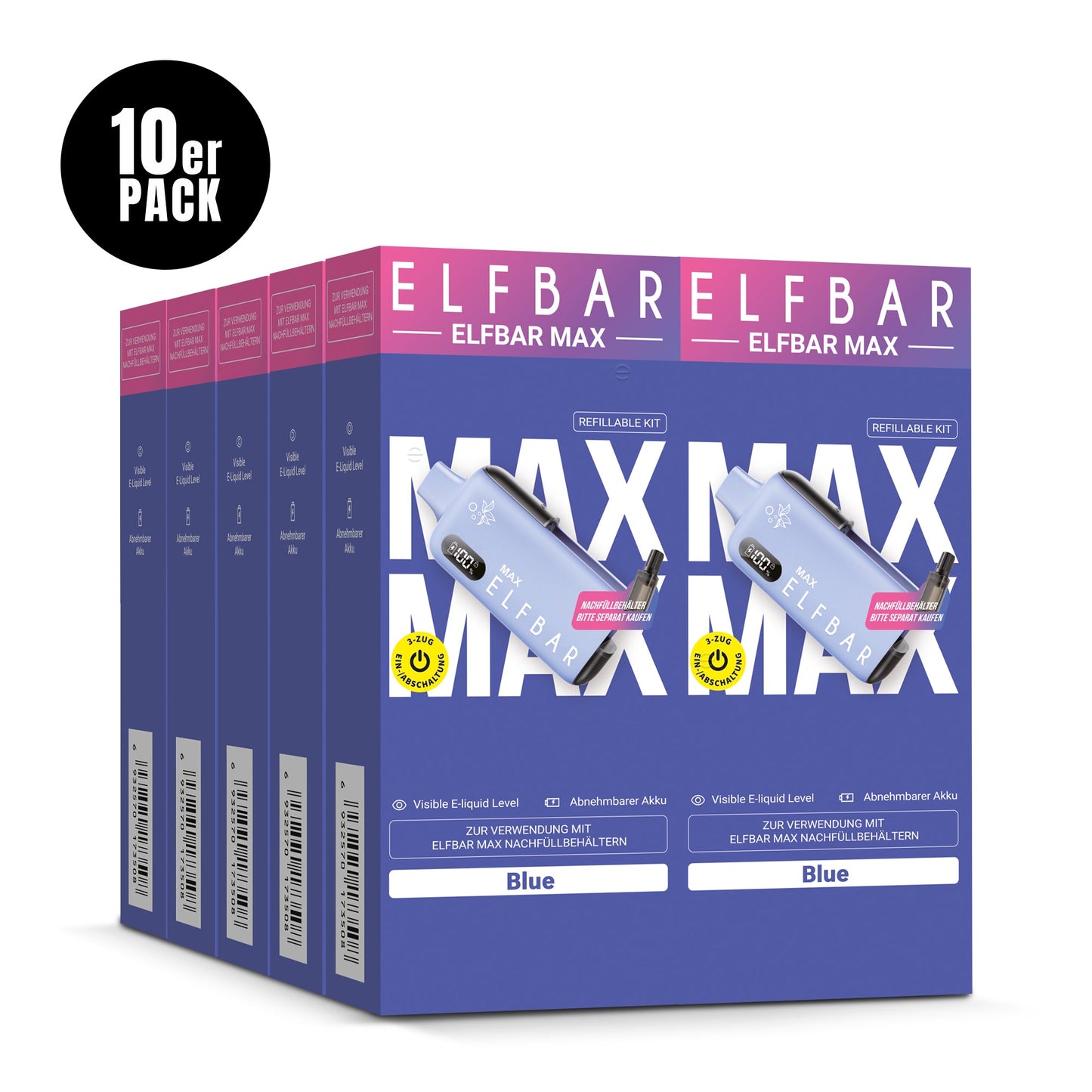 Elfbar Max 6000 Blue Pod Kit Akku Elfbar