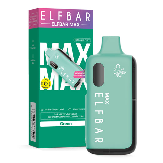 ELFBAR MAX 6000 GREEN Pod Kit Akku