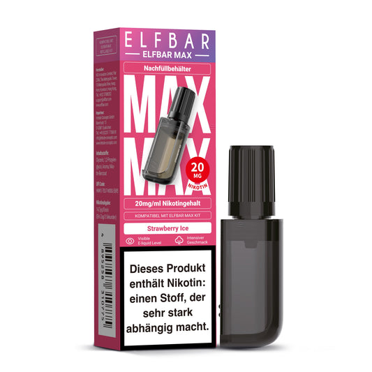 ELFBAR MAX 6000 Strawberry Ice 10ml Elf-bar.de