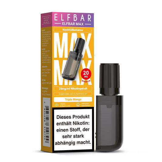 ELFBAR MAX 6000 Triple Mango Pod 10ml