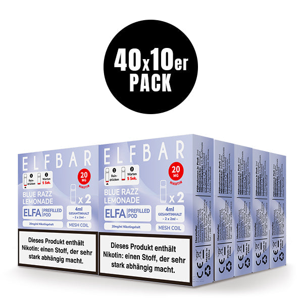 Elfbar Pods ELFA Blue Razz Lemonade Elfbar