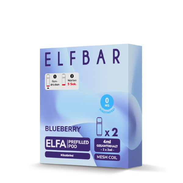 Elfbar Pods ohne Nikotin Blueberry
