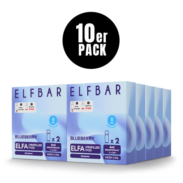 Elfbar Pods ohne Nikotin Blueberry