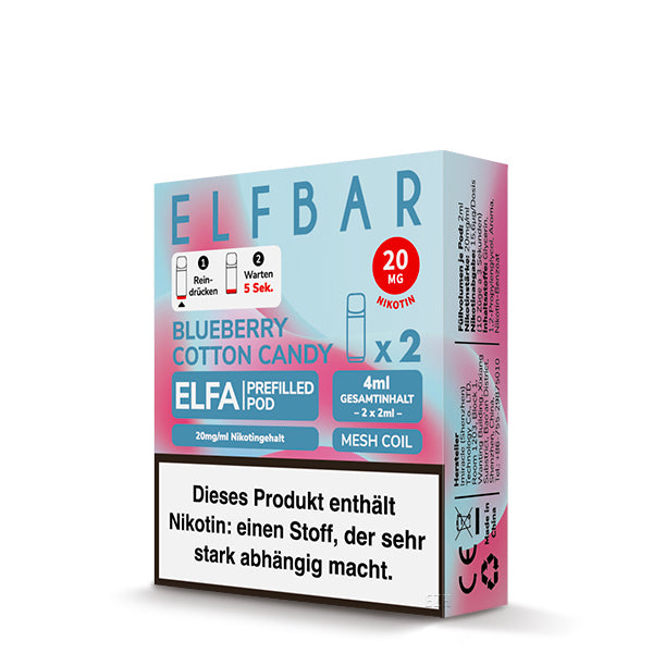 Elfbar Pods ELFA Blueberry Cotton Candy