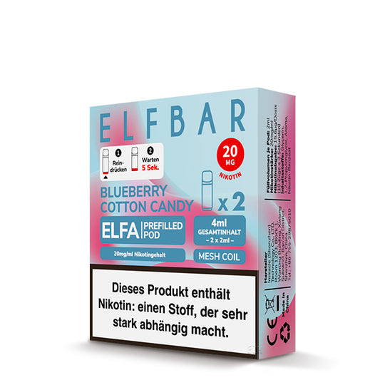Elfbar Pods ELFA Blueberry Cotton Candy