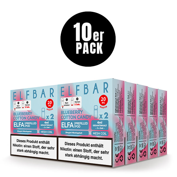 Elfbar Pods ELFA Blueberry Cotton Candy