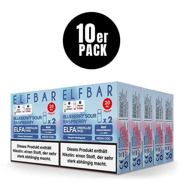 Elfbar Pods ELFA Blueberry Sour Raspberry