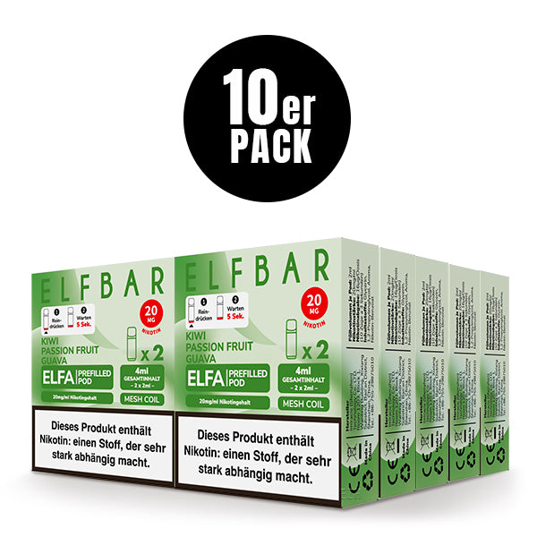 Elfbar Pods ELFA Kiwi Passion Fruit Guava