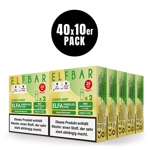 Elfbar Pods ELFA Lemon Mint Elfbar