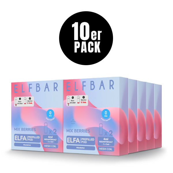 Elfbar Pods ohne Nikotin Mix Berries