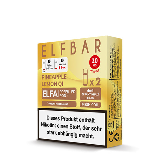 Elfbar Pods ELFA Pineapple Lemon Qi