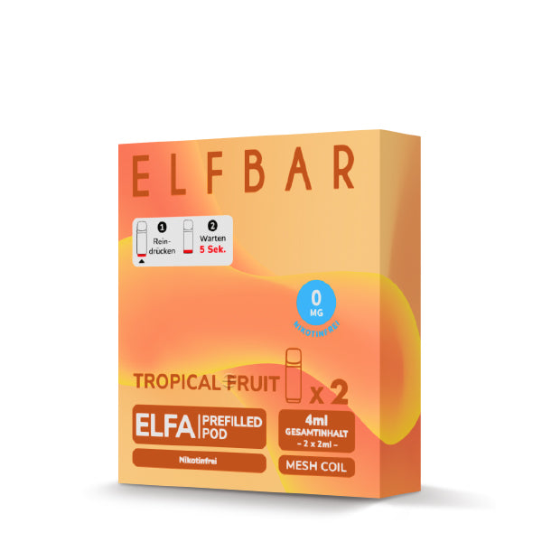 Elfbar Pods ELFA Tropical Fruit ohne Nikotin
