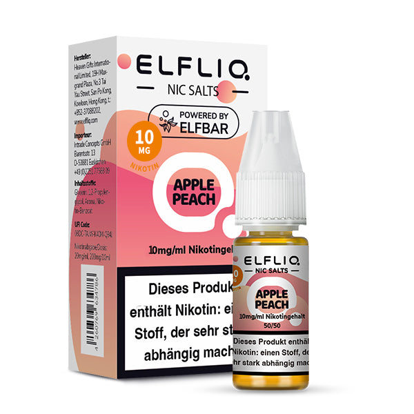 Elfbar ELFLIQ Apple Peach 10ml Liquid