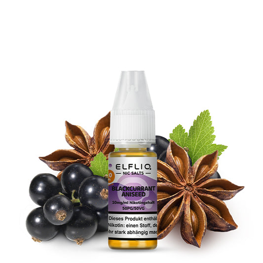 Elfbar ELFLIQ Blackcurrant Aniseed 10ml Liquid