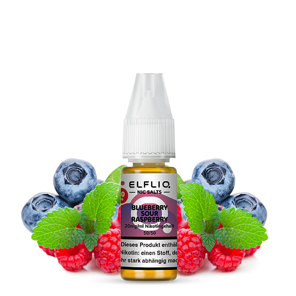 Elfbar ELFLIQ Blueberry Sour Raspberry 10ml Liquid