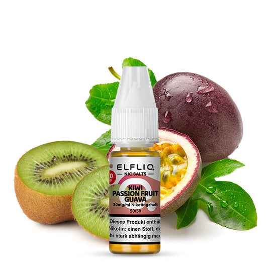 Elfbar ELFLIQ Kiwi Passion Fruit Guava Liquid