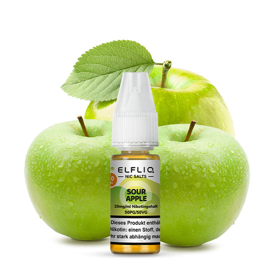 Elfbar ELFLIQ Sour Apple Liquid 10ml