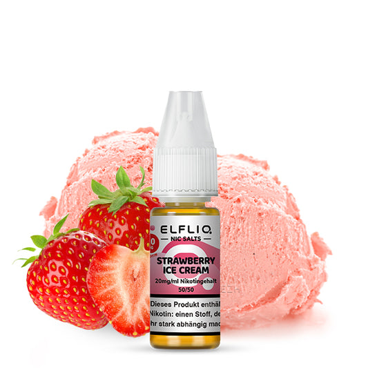Elfbar ELFLIQ Strawberry Ice Cream 10ml Liquid