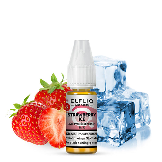 Elfbar ELFLIQ Strawberry Ice 10ml Liquid