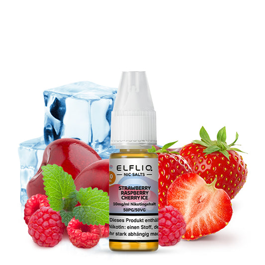 Elfbar ELFLIQ Strawberry Raspberry Cherry Ice Liquid