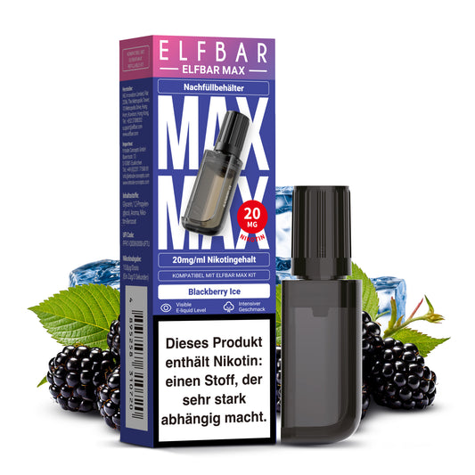 ELFBAR MAX Blackberry Ice Pod 10ml