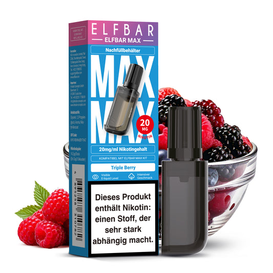ELFBAR MAX 6000 Triple Berry Pod 10ml