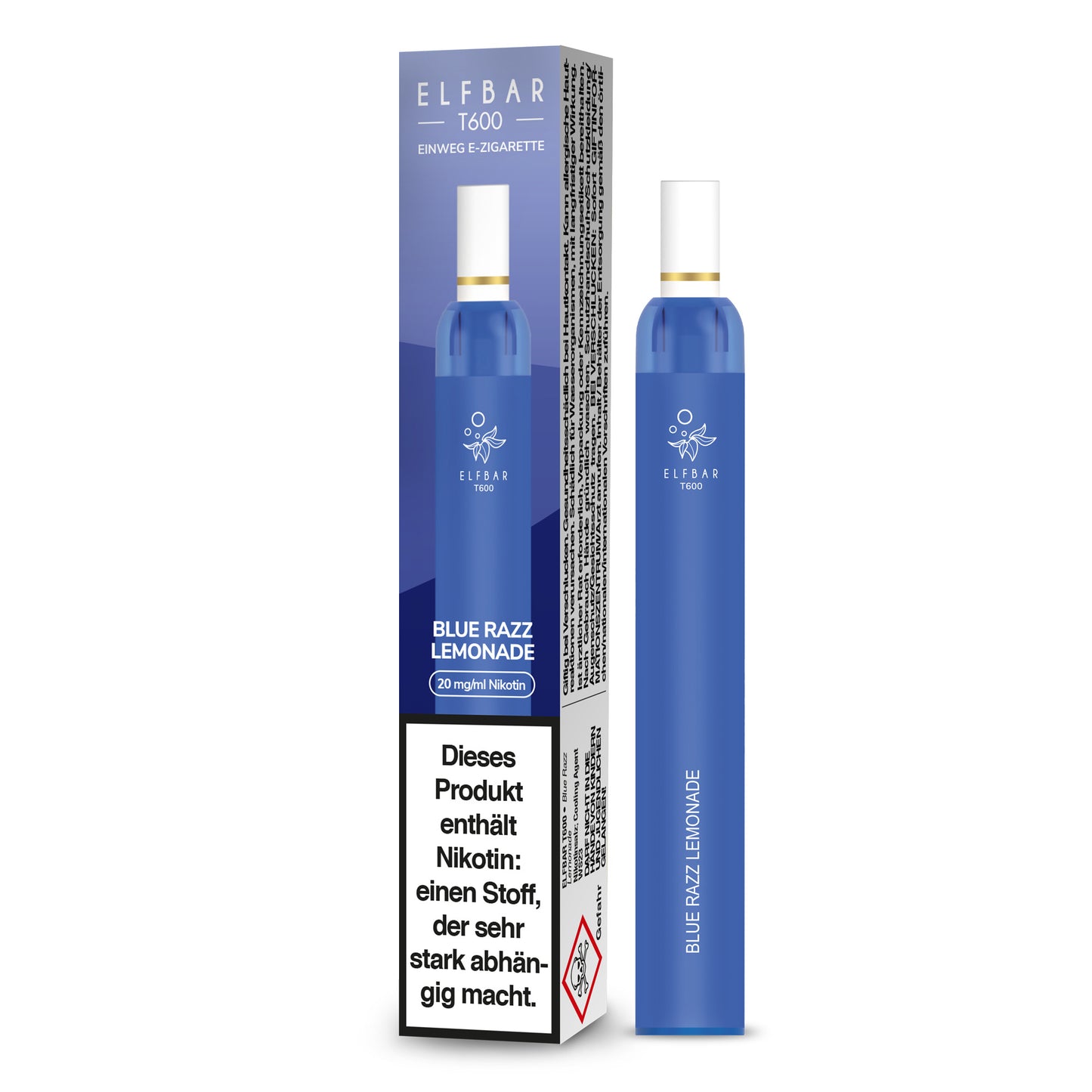 Elfbar T600 Blue Razz Lemonade - Einweg Vape mit Filter